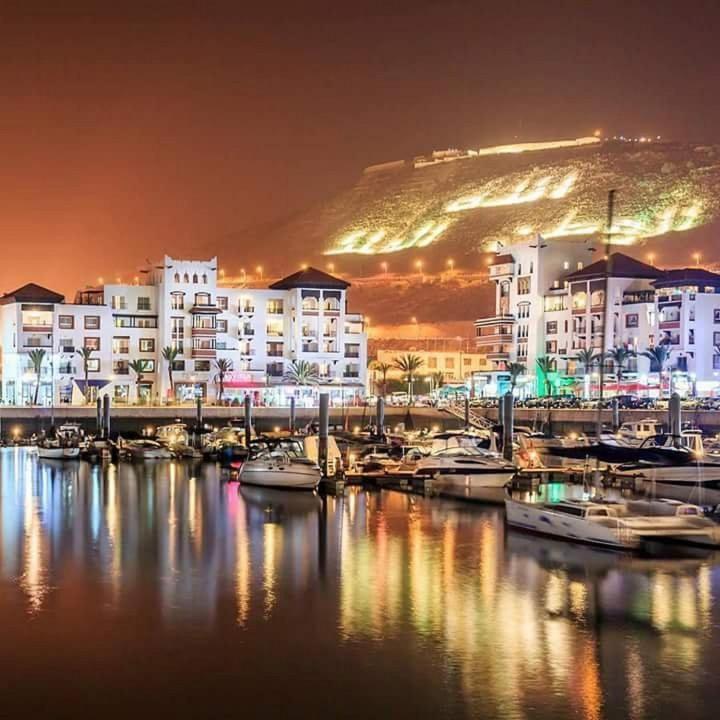 Villa Jaccuzi Face A L'Ocean - Agadir Beach City Экстерьер фото